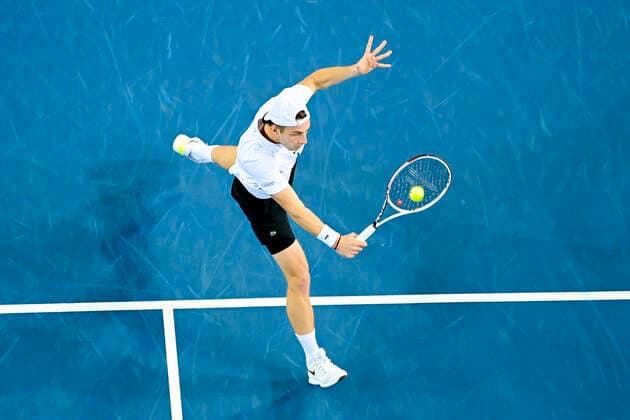 Tallon Griekspoor (Ned) TENNIS : Open Sud de France 2021 - Montpellier - 24 02 2021 JBAutissier Panoramic 