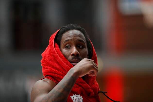24 02 2021, Basketball, BBL 2020 2021, Matchday 17, s Oliver Wuerzburg JobStairs GIESSEN 46ers, GER, s Oliver Arena in Wuerzburg Picture Robert Lowery s Oliver Wuerzburg , Copyright: HMBxMedia xHeikoxBecker
