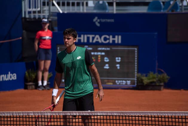 February 24, 2021, Cordoba Capital, Cordoba, Argentina: The player Marcelo Tomas Barrios Vera (265) CHI. Jozef Kovalik (128) SVK beats Marcelo Tomas Barrios Vera (265) CHI 4-6, 6-2, 6-3 and enters the quarterfinals Cordoba Capital Argentina - ZUMAb196 20210224_zip_b196_003 Copyright: xDanielxBustosx
