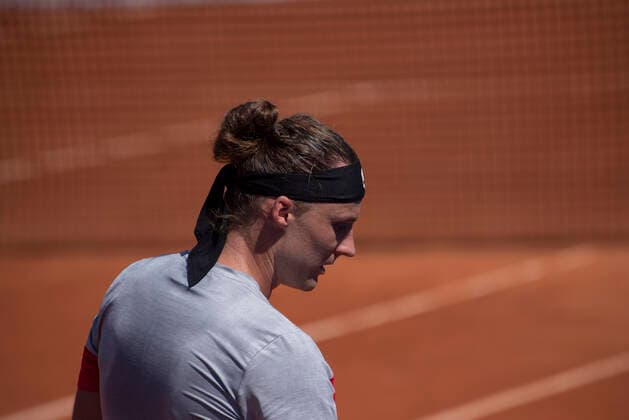 February 24, 2021, Cordoba Capital, Cordoba, Argentina: Jozef Kovalik (128) SVK beats Marcelo Tomas Barrios Vera (265) CHI 4-6, 6-2, 6-3 and enters the quarterfinals Cordoba Capital Argentina - ZUMAb196 20210224_zip_b196_004 Copyright: xDanielxBustosx