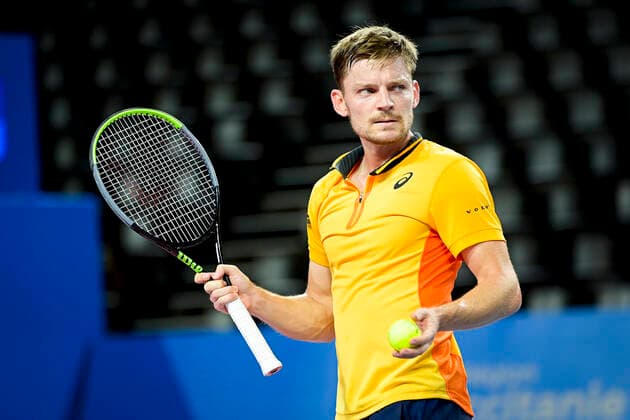 David Goffin (Bel) TENNIS : Open Sud de France 2021 - Montpellier - 24 02 2021 JBAutissier Panoramic 