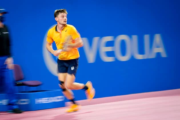 David Goffin (Bel) TENNIS : Open Sud de France 2021 - Montpellier - 24 02 2021 JBAutissier Panoramic 