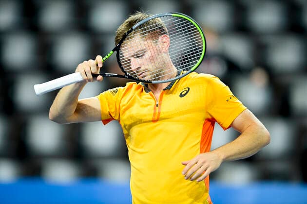 David Goffin (Bel) TENNIS : Open Sud de France 2021 - Montpellier - 24 02 2021 JBAutissier Panoramic 