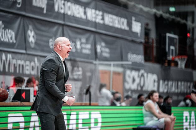 Denis Wucherer, s Oliver Würzburg in action during the game s Oliver Würzburg JobStairs GIESSEN 46ers Copyright: