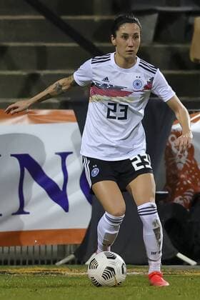 VENLO, 24-02-2021 ,De Koel, Friendly match, Netherlands - Germany (women) , season 2020 2021, Germany player Sara Doorsoun during the match Netherlands - Germany (women) 2-1 Netherlands - Germany (women)  x10900701x Copyright: