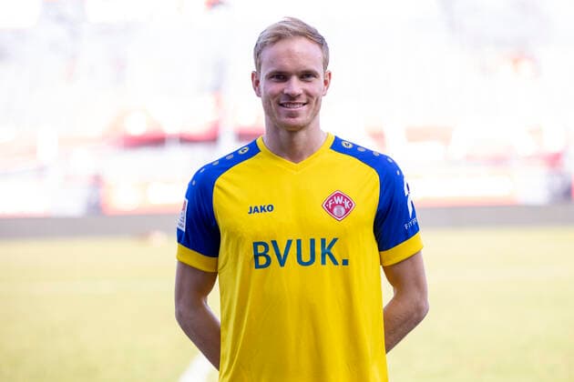 Goalkeeper Hendrik Bonmann, FC Würzburger Kickers, 2 Bundesliga, portrait date 2020 2021, Copyright: FWK HMBxMedia xHeikoxBecker