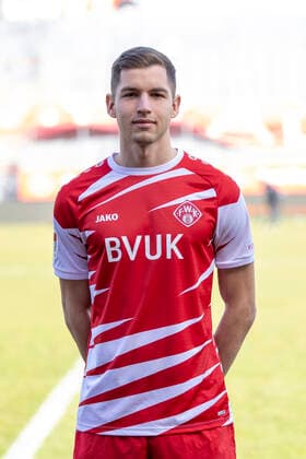 Marvin Pieringer, FC Würzburger Kickers, 2 Bundesliga, portrait date 2020 2021, Copyright: FWK HMBxMedia xHeikoxBecker
