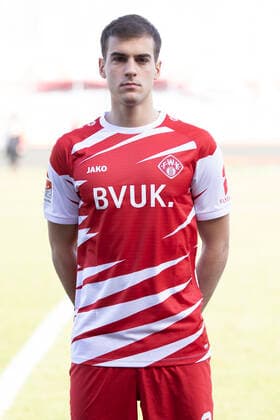 Vladimir Nikolov, FC Würzburger Kickers, 2 Bundesliga, portrait date 2020 2021, Copyright: FWK HMBxMedia xHeikoxBecker