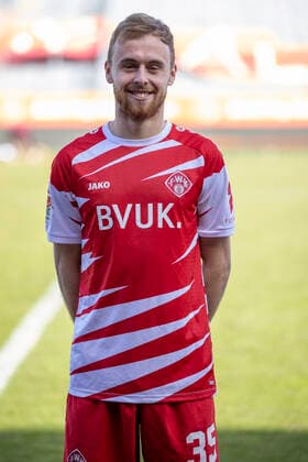 Martin Hasek, FC Würzburger Kickers, 2 Bundesliga, portrait date 2020 2021, Copyright: FWK HMBxMedia xHeikoxBecker