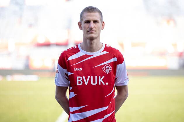 Niklas Hoffmann, FC Würzburger Kickers, 2 Bundesliga, portrait date 2020 2021, Copyright: FWK HMBxMedia xHeikoxBecker