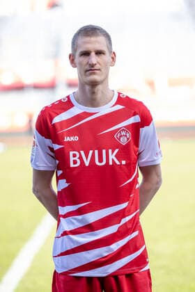Niklas Hoffmann, FC Würzburger Kickers, 2 Bundesliga, portrait date 2020 2021, Copyright: FWK HMBxMedia xHeikoxBecker