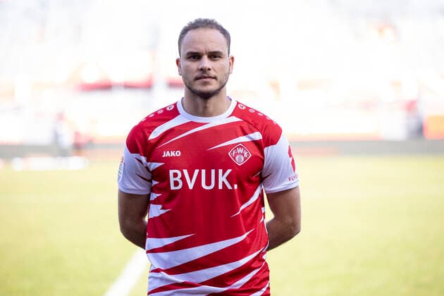 Ewerton, FC Würzburger Kickers, 2 Bundesliga, port date 2020 2021, Copyright: FWK HMBxMedia xHeikoxBecker