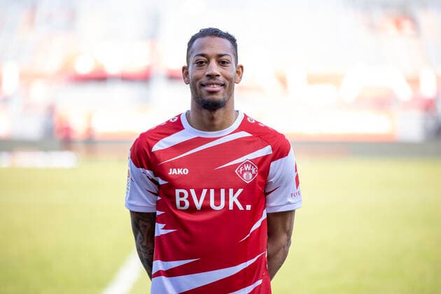 Rajiv van La Parra, FC Würzburger Kickers, 2 Bundesliga, portrait date 2020 2021, Copyright: FWK HMBxMedia xHeikoxBecker