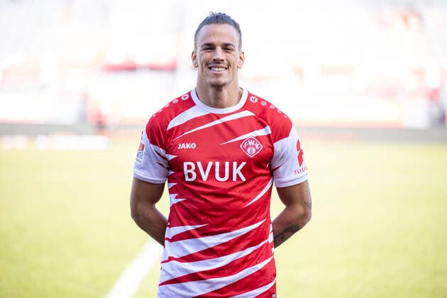 Rolf Feltscher, FC Würzburger Kickers, 2 Bundesliga, portrait date 2020 2021, Copyright: FWK HMBxMedia xHeikoxBecker