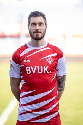 Christian Strohdiek, FC Würzburger Kickers, 2 Bundesliga, portrait date 2020 2021, Copyright: FWK HMBxMedia xHeikoxBecker