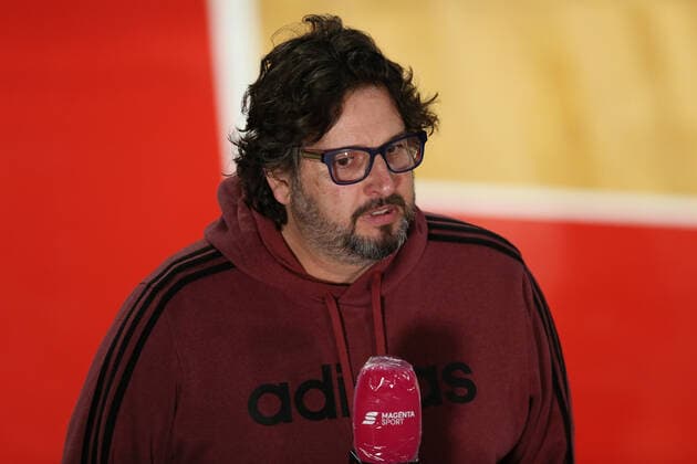 Coach Andrea Trinchieri FCBB FC Bayern Basketball vs Maccabi Playtika Tel Aviv, Basketball, EuroLeague, Matchday 26, 2020 2021, 25 02 2021, FC Bayern Basketball vs Maccabi Playtika Tel Aviv, Basketball, EuroLeague, Matchday 26, 2020 2021, 25 02 2021, Munich. Copyright: xMarcelxEngelbrechtx Eibner-Pressefotox EP_met