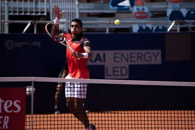 February 25, 2021, Cordoba Capital, Cordoba, Argentina: The tennis player Thiago.Monteiro (74) BRA, goes to the quarterfinals after beating Roberto Carballes Baena (96) ESP in the ATP, Tennis Herren Cordoba Open 6-3, 6-4 Cordoba Capital Argentina - ZUMAb196 20210225_zip_b196_009 Copyright: xDanielxBustosx