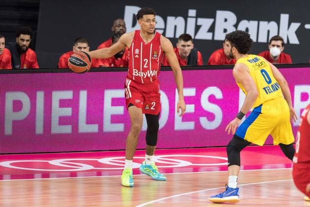 Basketball, Euroleague, FC Bayern Munich Maccabi Tel Aviv Pictured Wade BALDWIN FC Bayern Munich, 2 Munich Audi Dome Bayern Germany Copyright: Passion2Press.dex xMarkusxFischerx