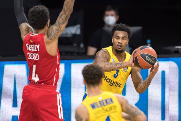 Basketball, Euroleague, FC Bayern Munich Maccabi Tel Aviv Pictured Chris JONES Maccabi Tel Aviv, 3 Munich Audi Dome Bayern Germany Copyright: Passion2Press.dex xMarkusxFischerx