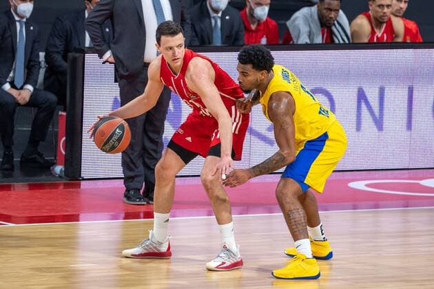 Zan Mark Sisko 31 FC Bayern , FC Bayern Basketball vs Maccabi Tel Aviv, EuroLeague, 25 02 2021 Muenchen Bayern Germany Copyright: xkolbert-press UlrichxGamelx