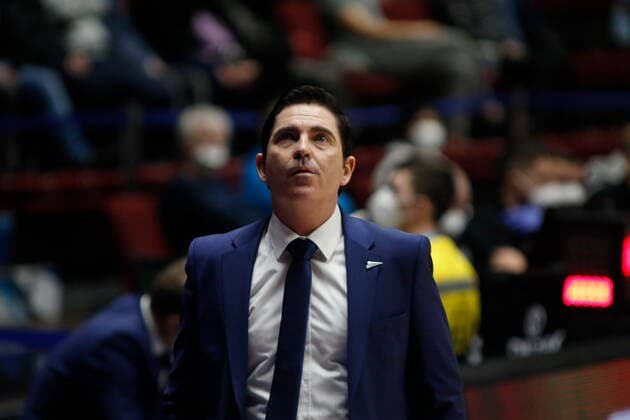 Russian Federation. Saint-Petersburg. Sibur Arena. Basketball. Regular Season, Euroleague 2020-2021, BC Zenit Saint Petersburg - BC Valencia. The head coach of the basketball club Zenit Javier Pascual. MaksimxKonstantinov