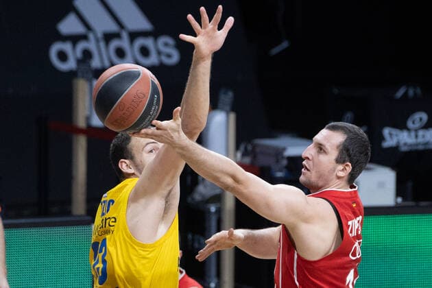 Bayerns 16 Paul ZIPSER Basketball, FC Bayern Tel Aviv, Euroleague, 2020 2021 season, on 25 2 2021 in Munich, A U D I D O M E, Germany Source Copyright Credit Oryk HAIST. x1DX34877x