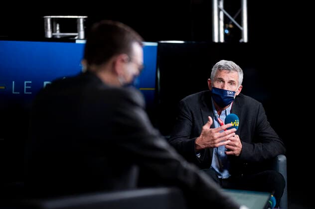 Gilles Moretton - President de la FFT TENNIS : Open Sud de France 2021 - Montpellier - 26 02 2021 JBAutissier Panoramic 