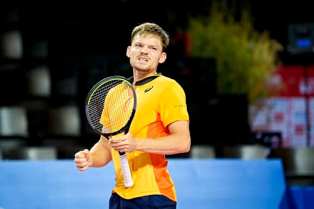 David Goffin (Bel) TENNIS : Open Sud de France 2021 - Montpellier - 26 02 2021 JBAutissier Panoramic 