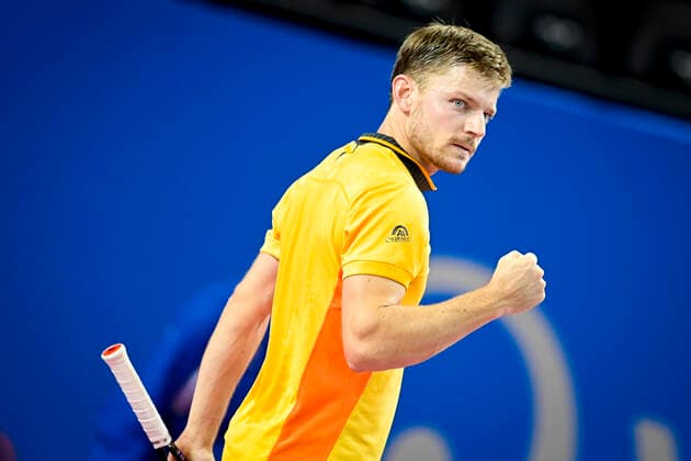 David Goffin (Bel) TENNIS : Open Sud de France 2021 - Montpellier - 26 02 2021 JBAutissier Panoramic 