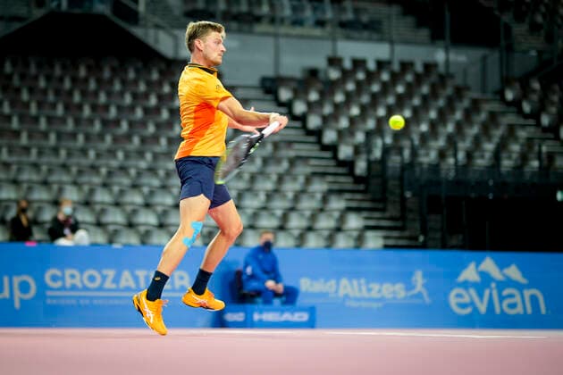 David Goffin (Bel) TENNIS : Open Sud de France 2021 - Montpellier - 26 02 2021 JBAutissier Panoramic 