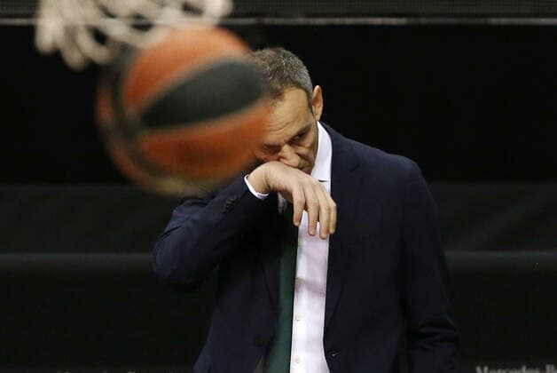 Coach Oded Kattash Sport Basketball EuroLeague Men Season 2020 2021 26 01 2021 ALBA Berlin vs Panathinaikos Athens