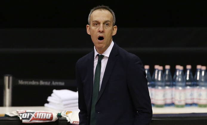 Coach Oded Kattash Sport Basketball EuroLeague Men Season 2020 2021 26 01 2021 ALBA Berlin vs Panathinaikos Athens