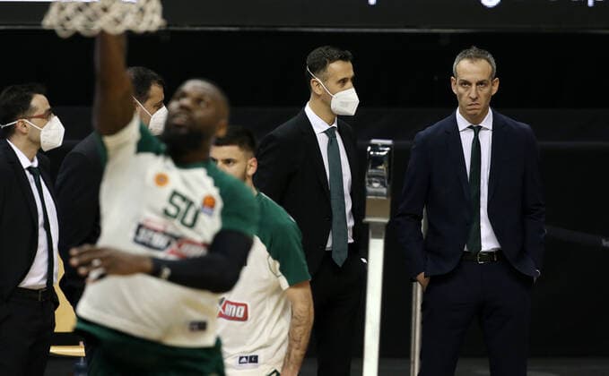 Coach Oded Kattash Sport Basketball EuroLeague Men Season 2020 2021 26 01 2021 ALBA Berlin vs Panathinaikos Athens