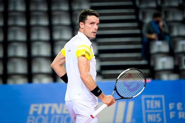 Roberto Bautista Agut (Esp) TENNIS : Open Sud de France 2021 - Montpellier - 26 02 2021 JBAutissier Panoramic 