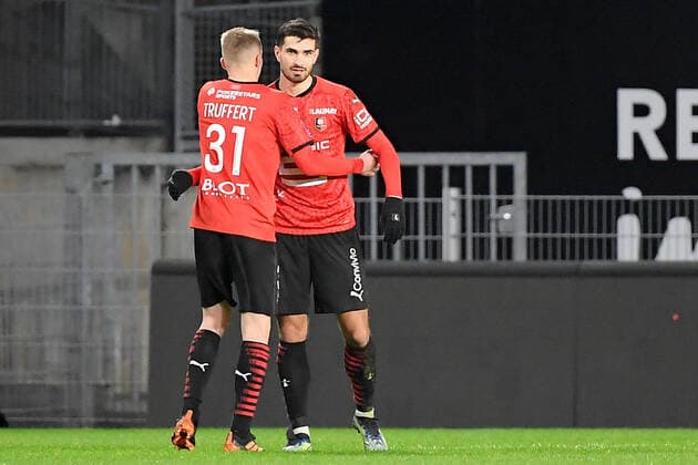 JOIE - FAIR PLAY - 07 MARTIN TERRIER (REN) FOOTBALL : Rennes vs Nice - Ligue 1 Uber Eats - 26 02 2021 FEP Panoramic 