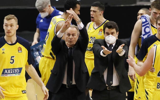 Coach Aito Garcia Reneses, Co Coach Israel Gonzales Sport Basketball EuroLeague Men Season 2020 2021 26 01 2021 ALBA Berlin vs Panathinaikos Athens