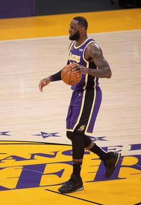 LeBron James 23 of the Los Angeles Lakers during their regular season NBA, Basketball Herren, USA game with the Portland Trailblazers at the Staples Center in Los Angeles, California, USA, Friday February 26, 2021. Lakers vs Trailblazers !ACHTUNG: NUR REDAKTIONELLE NUTZUNG!  Copyright: xJAVIERxROJASx AME8488 20210227-637500026782300456