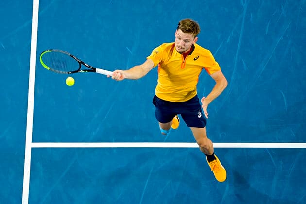 David Goffin (Bel) TENNIS : Open Sud de France 2021 - Montpellier - 27 02 2021 JBAutissier Panoramic 