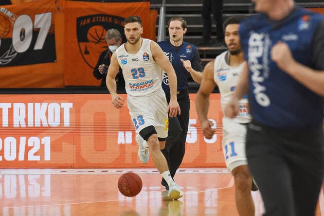 Michal Michalak Syntainics MBC 23 GER, Ratiopharm Ulm vs Syntainics MBC Basketball , Men ,esaycredit, Basketball Bundesliga , 21 Spieltag , 27 02 2021 Foto Eibner Tobias Baur GER, Ratiopharm Ulm vs Syntainics MBC Basketball Bundesliga , 21 Ligaspieltag , Saison 2020 2021, 27 02 2021 Neu Ulm Copyright: xBaur xEibner-Pressefotox EP_Toba