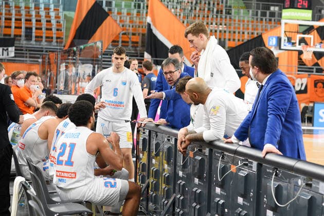 Time Out MBC by Silvano Poropat Syntainics MBC Haed Coach GER, Ratiopharm Ulm vs Syntainics MBC Basketball , Maenner ,esaycredit, Basketball Bundesliga , 21 Spieltag , 27 02 2021 Foto Eibner Tobias Baur GER, Ratiopharm Ulm vs Syntainics MBC Basketball Bundesliga , 21 Ligaspieltag , Saion 2020 2021, 27 02 2021 Neu Ulm Copyright: xBaur xEibner-Pressefotox EP_Toba