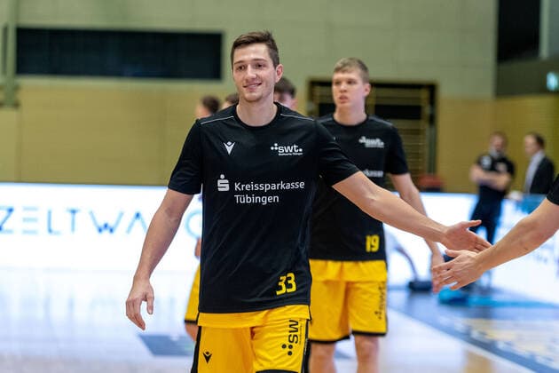 Ryan Mikesell Tigers Tübingen, 33 ¨¨¨Tigers Tübingen vs Science City Jena, 2 Basketball, Bundesliga, Pro A, Barmer 2 Basketball, Spieltag 13, Spielzeit 2020 2021, 27 02 2021, ¨¨ Tigers Tübingen Science City Jena, Basketball, 2 Bundesliga, Barmer 2 Basketball, Spieltag 13, Spielzeit 2020 2021, 27 02 2021 Rottenburg am Neckar. Copyright: xDennisxDuddek xEibnerxPressefotox EP_DDU