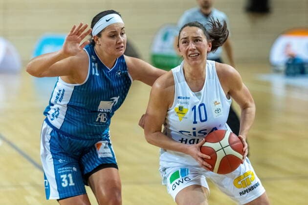 Basketball, DBBL, Women, Gisa Lions SV Halle - SNP BasCats USC Heidelberg