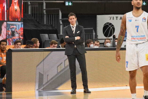 Jaka Lakovic Ratiopharm Ulm Headcoach GER, Ratiopharm Ulm vs Syntainics MBC Basketball , Maenner ,esaycredit, Basketball Bundesliga , 21 Spieltag , 27 02 2021 Foto Eibner Tobias Baur GER, Ratiopharm Ulm vs Syntainics MBC Basketball Bundesliga , 21 Ligaspieltag , Saison 2020 2021, 27 02 2021 Neu Ulm Copyright: xBaur xEibner-Pressefotox EP_Toba