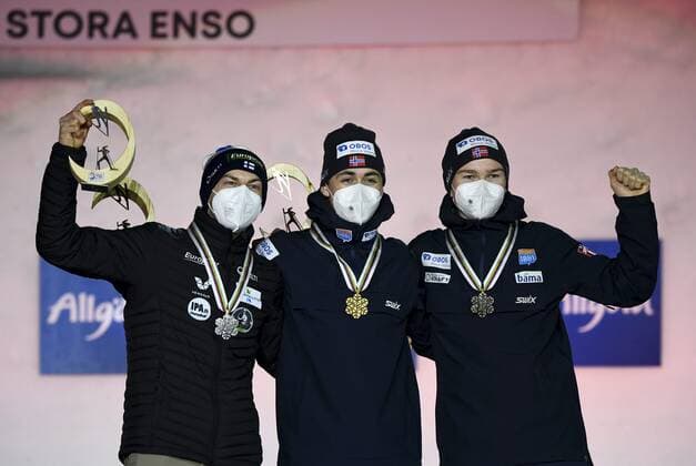 Nordic World Ski Championships in Oberstdorf, Nordic combined, Individual, Award Ceremony