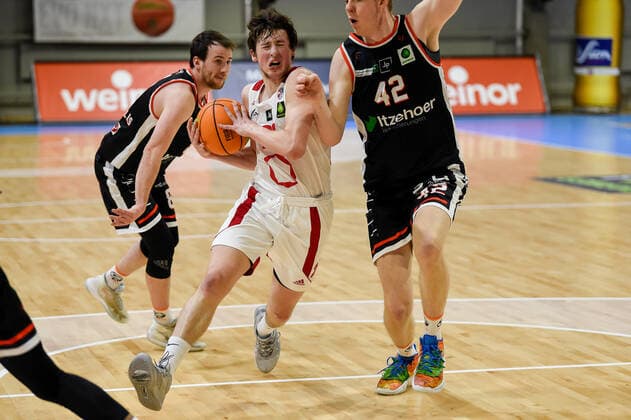 Barmer 2 Basketball Bundesliga ProB, Rheinstars Koeln vs Itzehoe Eagles, 27 02 2021 Johann Bruno Albrecht RheinStars Koeln 23 , Barmer 2 Basketball Bundesliga ProB, Rheinstars Koeln vs Itzehoe Eagles on 27 02 2021 in the Basketball Campus Koeln in Koeln North Rhine Westphalia Copyright: xBEAUTIFULxSPORTS Mueller-Laschetx