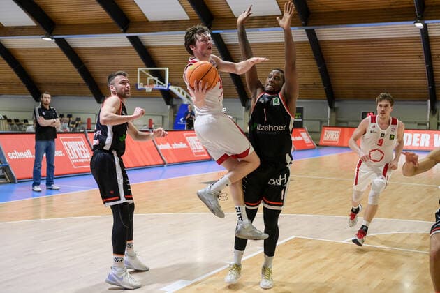 Barmer 2 Basketball Bundesliga ProB, Rheinstars Koeln vs Itzehoe Eagles, 27 02 2021 Johann Bruno Albrecht RheinStars Koeln 23 , Barmer 2 Basketball Bundesliga ProB, Rheinstars Koeln vs Itzehoe Eagles on 27 02 2021 in the Basketball Campus Koeln in Koeln North Rhine Westphalia Copyright: xBEAUTIFULxSPORTS Mueller-Laschetx