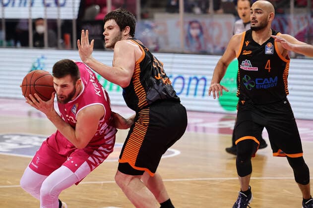 GER, Easycredit BBL, Telekom Baskets Bonn vs RASTA Vechta 27 02 2021, Telekom Dome, Bonn, GER, Easycredit BBL, Telekom Baskets Bonn vs RASTA Vechta, pictured Leon Kratzer Telekom Bonn , nordphotoxGmBHx xMeuter nph00351