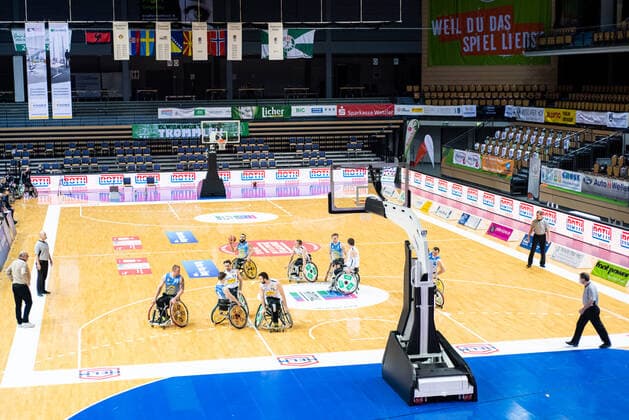 RBBL RSV Lahn Dill Baskets 96 Rahden, 27 02 21 RSV Lahn Dill, Baskets Rahden Rittal Arena, Wetzlar, 27 02 21 Copyright: xBEAUTIFULxSPORTS Roeczeyx