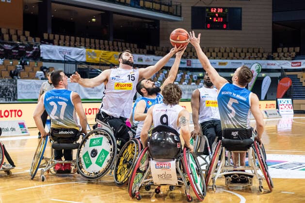 RBBL RSV Lahn Dill Baskets 96 Rahden, 27 02 21 Michael Auprince 15 RSV Lahn Dill , Elvis Fakic 27 Baskets 96 Rahden , Krzystof Bandura 99 Baskets 96 Rahden , Mustafa Korkmaz 23 Baskets 96 Rahden , Simon Brown 5 RSV Lahn Dill , Quinten Zantinge 5 Baskets 96 Rahden , Brian Bell 8 RSV Lahn Dill Rittal Arena, Wetzlar, 27 02 21 Copyright: xBEAUTIFULxSPORTS Roeczeyx