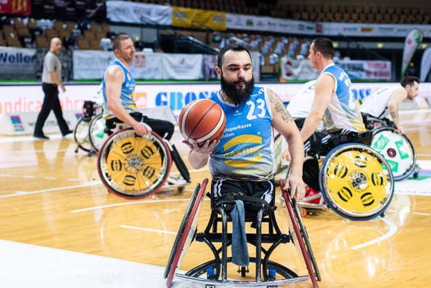 RBBL RSV Lahn Dill Baskets 96 Rahden, 27 02 21 Mustafa Korkmaz 23 Baskets 96 Rahden Rittal Arena, Wetzlar, 27 02 21 Copyright: xBEAUTIFULxSPORTS Roeczeyx